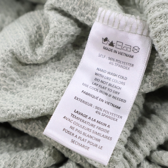 Paper Crane Sage Green Hooded Sweatshirt - Picture 7 of 7